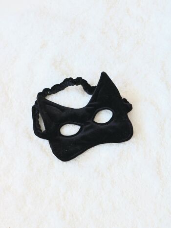 Masque de chat noir 1