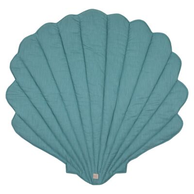 “Eye of the sea” Linen Shell Mat