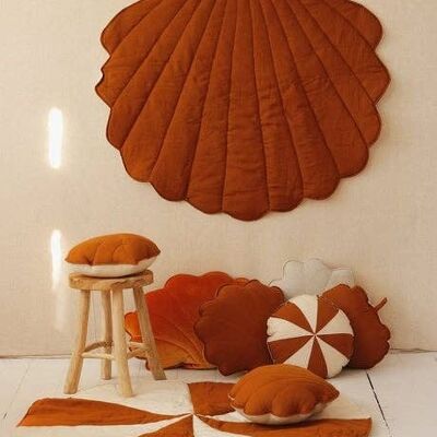 “Caramel” Linen Shell Mat