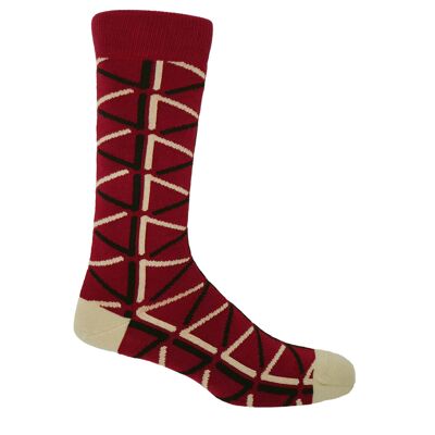 Septem Herrensocken - Granat