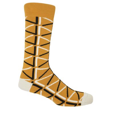 Septem Herrensocken - Senf