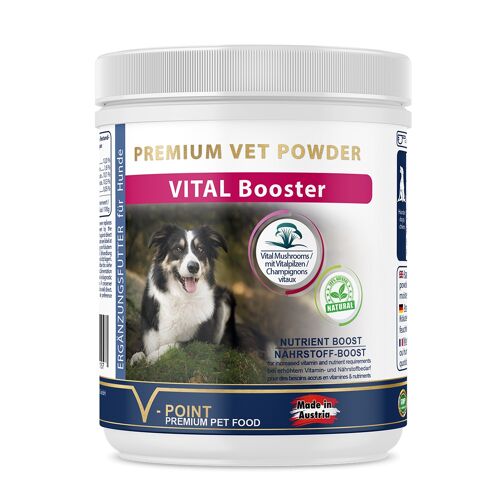 VITAL Booster – Kräuterpulver für Hunde