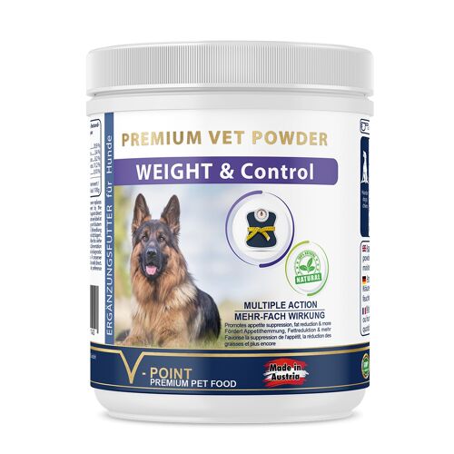 WEIGHT & Control – Kräuterpulver für Hunde