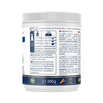 BRONCHIO Vital - poudre à base de plantes pour chiens 2