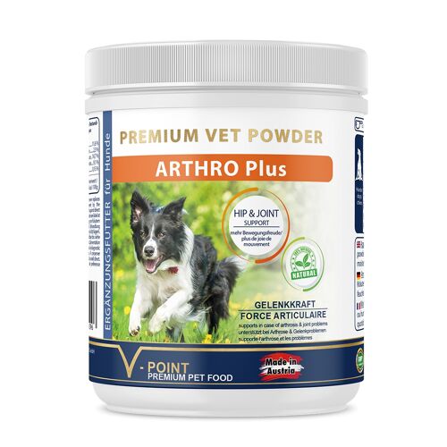 ARTHRO Plus – Kräuterpulver für Hunde mit Arthrose