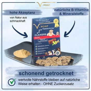 CLICKERS à la levure de bière - friandise friandise pour chiens - 250 g 4