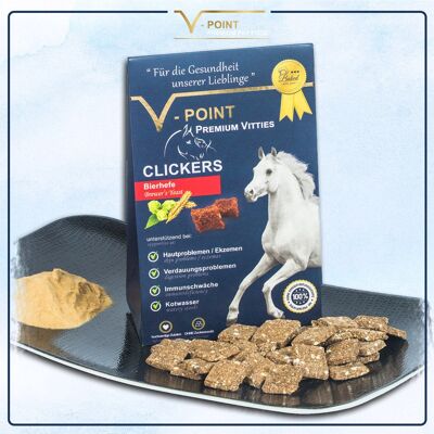 CLICKERS with brewer's yeast - reward snack for horses - 250 g