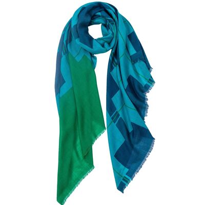 Wool Scarf - Scottish - Green