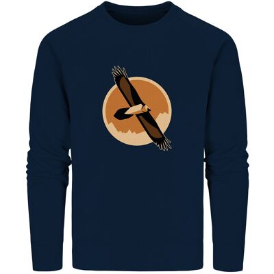 Bartgeier Logo - Organic Sweatshirt - French Navy