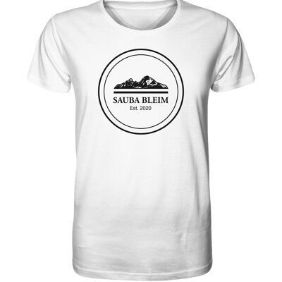Sauba Bleim Logo - Organic Shirt - White