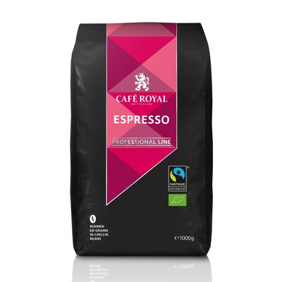 1 kg zertifizierte Bio-Espresso-Kaffeebohnen