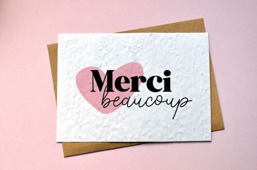 Carte à planter Merci beaucoup
