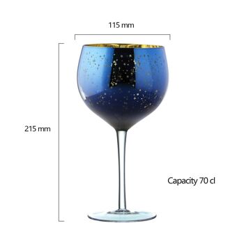 Ensemble de 2 verres à gin Galaxy 8