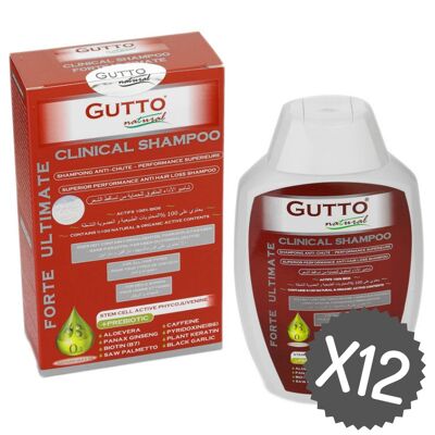 Anti-hair loss shampoo with natural and organic active ingredients 300 ml - PAR 12