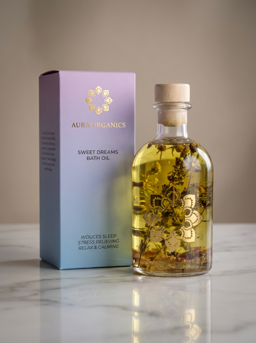 Bio-Badeöl – mit Lavendel angereichertes Luxus-Badeöl „Sweet Dreams“