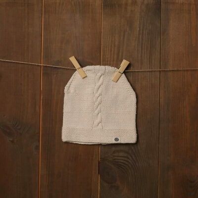 Hat handmade organic cotton knit