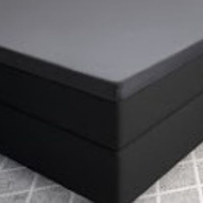 Topper hoeslaken-160 x 200 Black