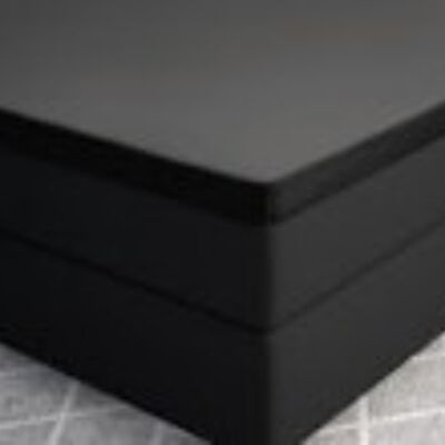 Splittopper hoeslaken-180 x 200 Black