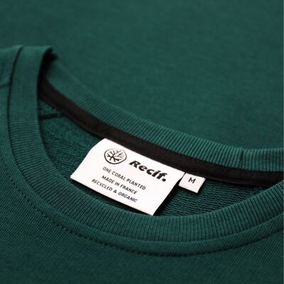 Sweatshirt recyclé - Vert