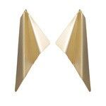 Orecchini a bottone con design a razzo di carta