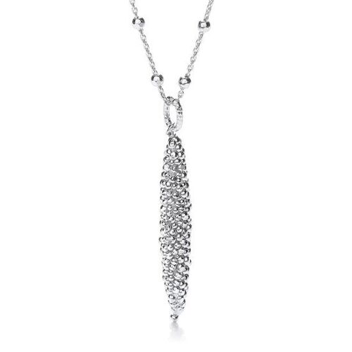 Corn Shape Grain Finish Necklace 17"/43cm