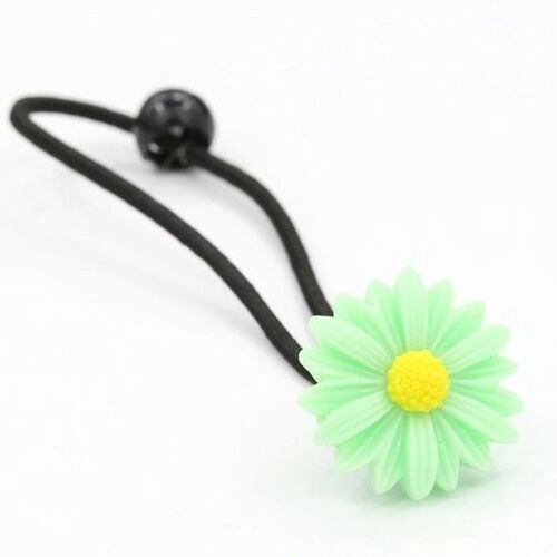 Green Daisy Hair Bobble