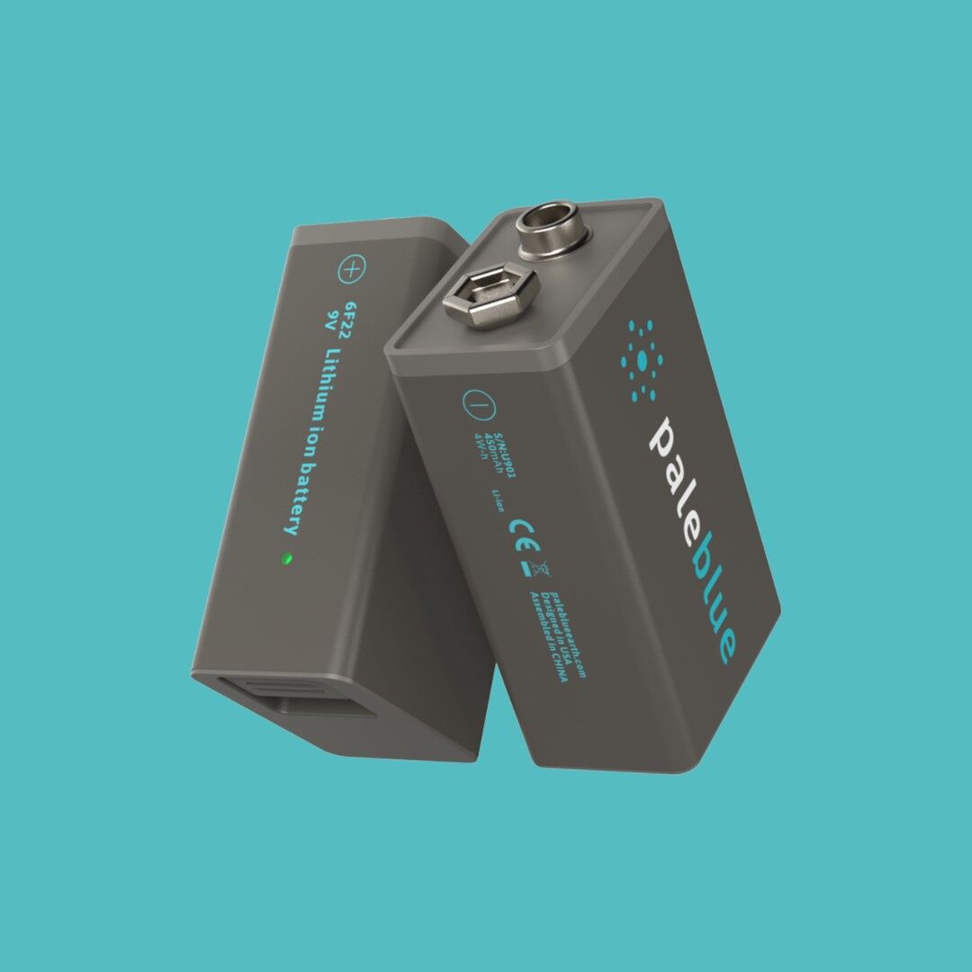 9V rechargeable lithium ion battery (pack of 2pcs)