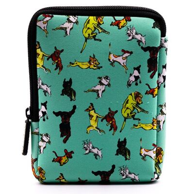 Jo Scott Leaping Dog Light Blue Percy Bag