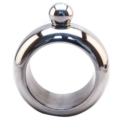 Mixology Bangle Hip Flask Stainless Steel