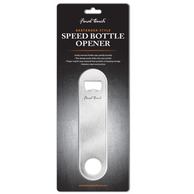 Final Touch Bartender Style Speed Bottle Opener