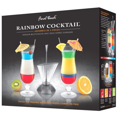 Final Touch Rainbow Cocktail Layering Tool Set