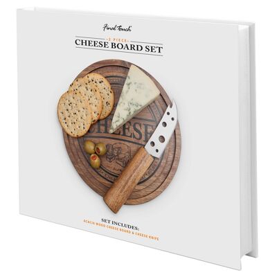 Final Touch 2 Piece Cheese Board Set