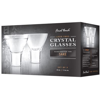 Final Touch Durashield Sake Glasses 2 Pack