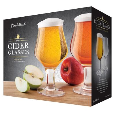 Final Touch Cider Glass 2 Pack
