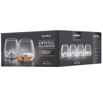 Final Touch Durashield Whisky Glass 4 Pk