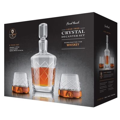 Final Touch Durashield Whisky Decanter Set