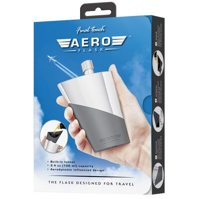 Final Touch Aero Hip Flask