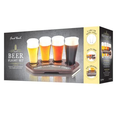 Final Touch Craft Beer Flight Set