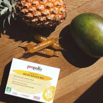 Fiale di Pappa Reale Biologica - Pappa Reale, Miele, Mango e Ananas