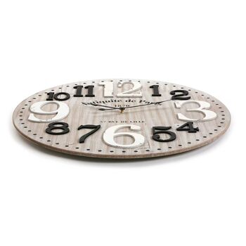 HORLOGE MURALE EN BOIS 60 CM 20460055 2