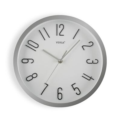 SILVER WALL CLOCK DAY 30 20550049