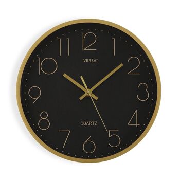 HORLOGE MURALE NOIR/OR 20550104 1