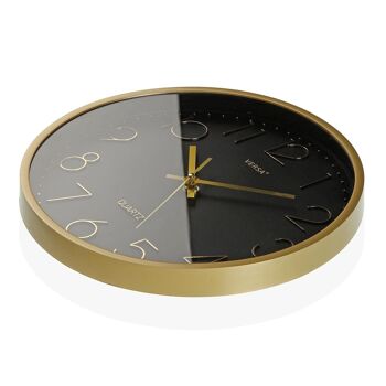 HORLOGE MURALE NOIR/OR 20550104 2