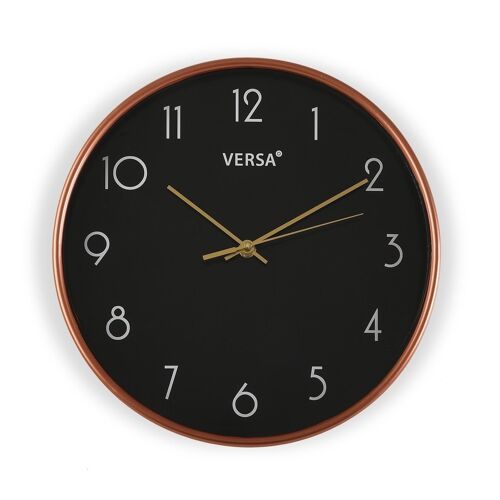 Reloj de pared negro 20550106