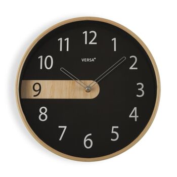 HORLOGE DE CUISINE NOIRE 30,5 CM 20551081 1