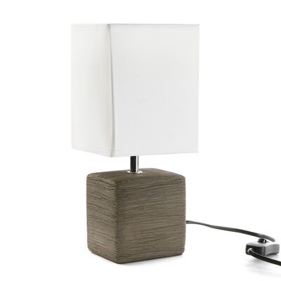 BROWN CERAMIC LAMP 20790103