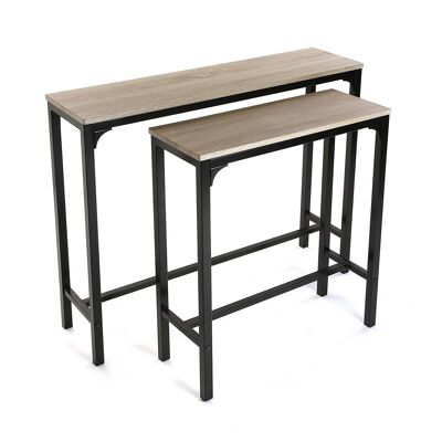 SET OF 2 ENTRANCE TABLES 20880016