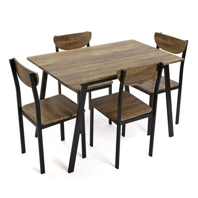 TABLE AND FOUR CHAIRS SET 20880054