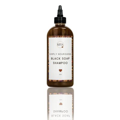 Simply nourishing black soap shampoo