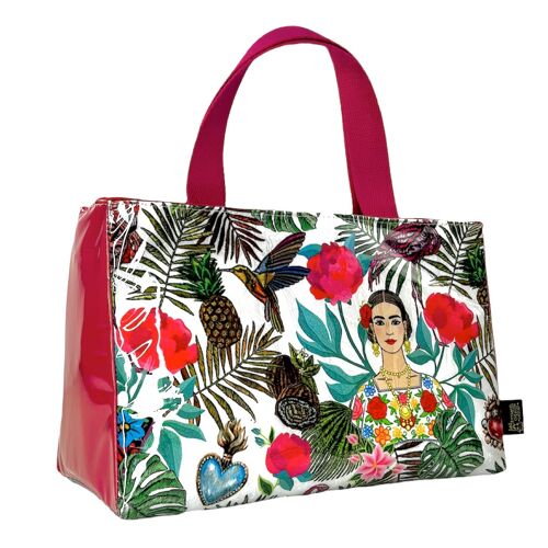 Sac isotherme, Frida jungle blanc (taille S)